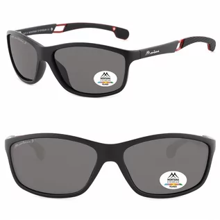 Okulary przeciwsłoneczne - Męskie okulary przeciwsłoneczne z filtrem UV400 i polaryzacją SP316 - grafika 1