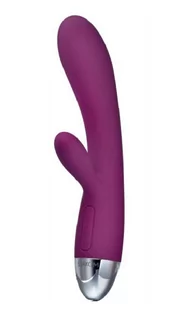 Wibratory i masażery - Svakom Wibrator ze stymulatorem - Alice Rabbit Vibrator Violet SF001D - grafika 1