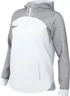 Kurtki damskie - Nike Damska kurtka z kapturem W Nk Df Strk23 Hd Trk Jkt K, White/Wolf Grey/White/Black, DR2573-100, XS - miniaturka - grafika 1