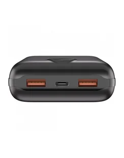 goobay Power Bank Compact 20,000 mAh black, 20 Ah, 1x USB-A, 1x USB-C, Power Delivery, Quick Charge 65869 - Akcesoria do tabletów i e-booków - miniaturka - grafika 1