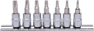 Zestawy narzędziowe - KS TOOLS 1/4"CHROMEplus Zestaw gniazd bitówdla srub Torx 7-szt, - miniaturka - grafika 1