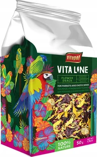 Vitapol Vitaline Kwiatowa przekąska dla papug i ptaków egzotycznych 50g, 4szt/disp - Witaminy i odżywki dla ptaków - miniaturka - grafika 1