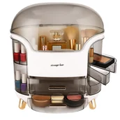 Kosmetyczki, organizery i kuferki - Organizer na KOSMETYKI biżuterię PĘDZLE kuferek XL z szufladami KOSMETYCZKA - miniaturka - grafika 1