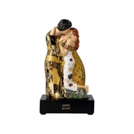 Figurki dekoracyjne - Figurka porcelanowa Pocałunek 18 cm - Gustav Klimt - miniaturka - grafika 1
