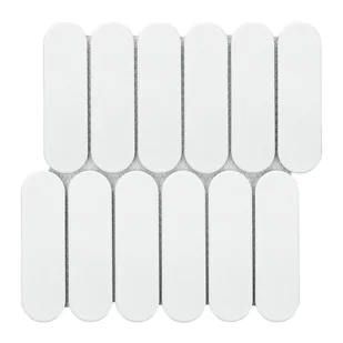 Mozaika Gelule White Glossy 29 X 29.3 Artens - Płytki ceramiczne - miniaturka - grafika 1