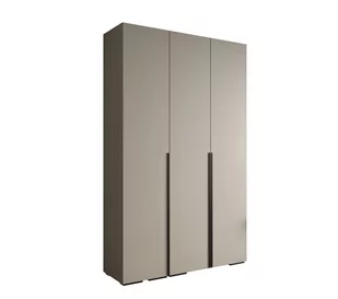 Szafa ubraniowa garderoba z półkami INOVA 1 1,5SZ kaszmir+czarny - Szafy - miniaturka - grafika 1