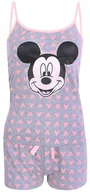 Piżamy damskie - Szaro-neonowa piżama Myszka Mickey DISNEY XXS - miniaturka - grafika 1