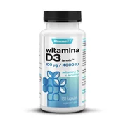 Witaminy i minerały - PHARMOVIT Pharmovit Witamina Witamina D3 lanolin 4000 120 k - miniaturka - grafika 1