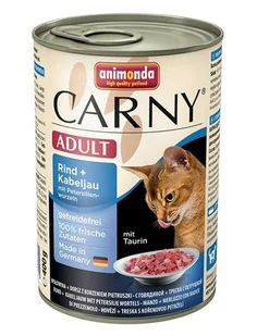 Animonda Carny Cat Adult Wołowina, Dorsz + Korzeń Pietruszki Puszka 400G - Mokra karma dla kotów - miniaturka - grafika 2