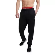 Spodenki męskie - Champion Męskie spodnie polarowe Powerblend Relaxed Bottom, Czarny, XXL - miniaturka - grafika 1