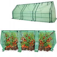 Szklarnie ogrodowe - Mini SZKLARNIA ogrodowa 270 x 90 do uprawy ROŚLIN na grządkę TUNEL FOLIOWY - miniaturka - grafika 1