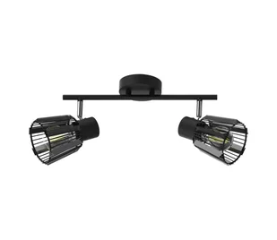 Prezent 27517 - Oświetlenie punktowe PONTEO 2xE27/40W/230V czarny - Lampy sufitowe - miniaturka - grafika 1
