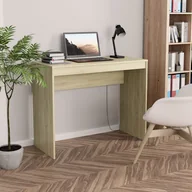 Biurka - vidaXL vidaXL Biurko, kolor dąb sonoma, 90x40x72 cm, płyta wiórowa - miniaturka - grafika 1
