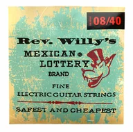 Struny gitarowe  - Dunlop Rev. Willy's 08-40 Struny do gitary elektrycznej - miniaturka - grafika 1