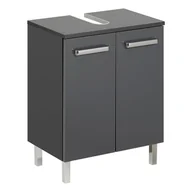 Szafki łazienkowe - Ciemnoszara szafka pod umywalkę bez baterii 50x62 cm Set 311 – Pelipal - miniaturka - grafika 1