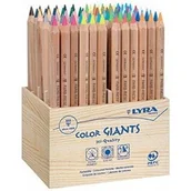 Kredki, ołówki, pastele i pisaki - Kredka GIANTS pojedyńcza mix kolor 9400 LYRA - miniaturka - grafika 1