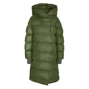Noisy may Damska kurtka NMSKY L/S Long Coated Jacket NOOS Pikowany płaszcz, zielony Kombu, M, Kombu Green, M - Płaszcze damskie - miniaturka - grafika 1