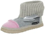 Kapcie damskie - Nanga Kapcie dziewczęce anioła, szary - Szary baranek 66-29 EU - miniaturka - grafika 1