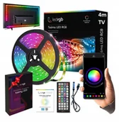 Taśmy LED - Taśma Led 4M Rgb Usb 5050 do Tv Ledy Pilot Aplikacja Zestaw Pamięc Koloru - miniaturka - grafika 1