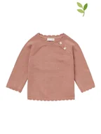 Bluzy i sweterki niemowlęce - Noppies Sweter w kolorze jasnobrązowym - miniaturka - grafika 1