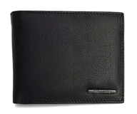 Portfele - Skórzany portfel męski z zabezpieczniem RFID - czarny - miniaturka - grafika 1