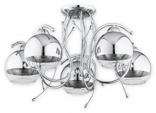Lemir Trama lampa wisząca 5 -punktowa O2535 W5 CH - Lampy sufitowe - miniaturka - grafika 1