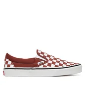 Trampki damskie - Tenisówki Vans Classic Slip-On VN000DAHFSB1 Bordowy - miniaturka - grafika 1