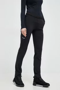 Spodnie sportowe damskie - Salewa spodnie outdoorowe Pedroc 2 DST kolor czarny - grafika 1