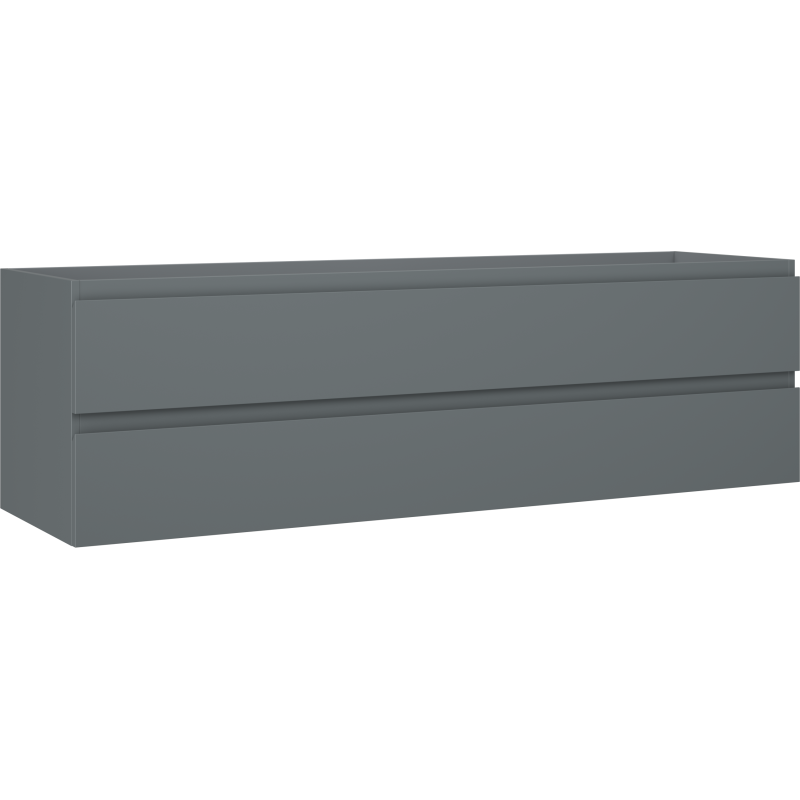 Mexen Orio szafka łazienkowa podumywalkowa 160 cm, 2 szuflady, grafit mat - 91A10-16047-2-BFF66