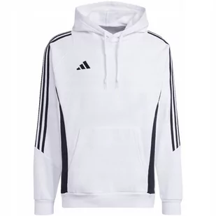 Bluza męska adidas Tiro 24 Sweat Hooded biała IR7547 M - Bluzy męskie - miniaturka - grafika 1