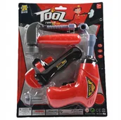 Mały majsterkowicz - NARZĘDZIA DLA DZIECI ZŁOTA RĄCZKA MAJSTERKOWICZ CZERWONY ZESTAW NARZĘDZI - miniaturka - grafika 1