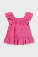 Bluzki dla dziewczynek - Mayoral bluzka niemowlęca kolor różowy gładka - miniaturka - grafika 1