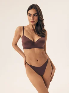 Biustonosz usztywniany Bosco Esotiq brązowy 85D - Biustonosze - miniaturka - grafika 1