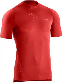 Koszulki sportowe męskie - cep cep Run Ultralight Shirt Short Sleeve Men, lava S 2021 Koszulki do biegania krótki rękaw W114J52-053-S - grafika 1