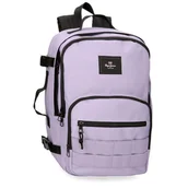 Torby na laptopy - Pepe Jeans Aris Colorful Plecak kabinowy na laptopa 15,6" fioletowy 25 x 40 x 20 cm Poliester by Joumma Bags - miniaturka - grafika 1