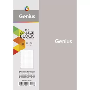 Astra Kołozeszyt B5 kratka 80k "Genius 2" 104021026 104021026 - Zeszyty szkolne - miniaturka - grafika 1