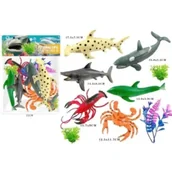 Figurki dla dzieci - Zwierzęta morskie z akcesoriami 6szt Merkpol - miniaturka - grafika 1