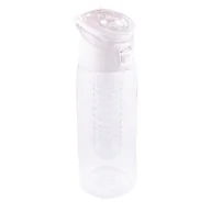 Shakery i bidony sportowe - Bidon Mint 700 ml, biały/transparentny - miniaturka - grafika 1