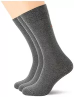 Skarpetki męskie - HUGO Skarpety regularne, ?rednioszary, 46 EU - miniaturka - grafika 1
