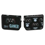 Piórniki - St. Majewski Piórnik dwuklapkowy bez wyposażenia Blue Gamer - miniaturka - grafika 1