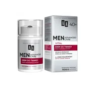 Kosmetyki do pielęgnacji twarzy męskie - AA Men Advanced Care Vital 40+ krem do twarzy 50ml - miniaturka - grafika 1