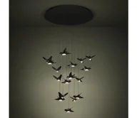 Lampy sufitowe - Eglo 390352 - LED Żyrandol ściemnialny na lince PARATEBUENO 17xLED/3W/230V czarny - miniaturka - grafika 1