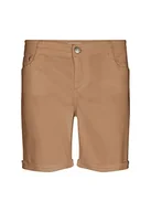 Spodenki damskie - SOYACONCEPT Damskie szorty SC-ERNA 8-B Denim Shorts, Desert Brown, 30 - miniaturka - grafika 1
