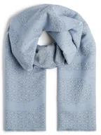 Apaszki i szaliki damskie - Calvin Klein Szalik damski Kobiety niebieski|szary wzorzysty, ONE SIZE - miniaturka - grafika 1