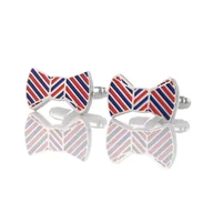 Spinki do mankietów i krawatów - Spinki do mankietów kokardki EM 233 - EM Men's Accessories - miniaturka - grafika 1