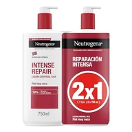 Balsamy i kremy do ciała - Neutrogena Norweska formuła CICA Intensywna naprawa balsam do ciała dla skóry suchej (opakowanie 2 x 750 ml), nawilżający krem nawilżający do ciała z wątek azjatyckich - miniaturka - grafika 1