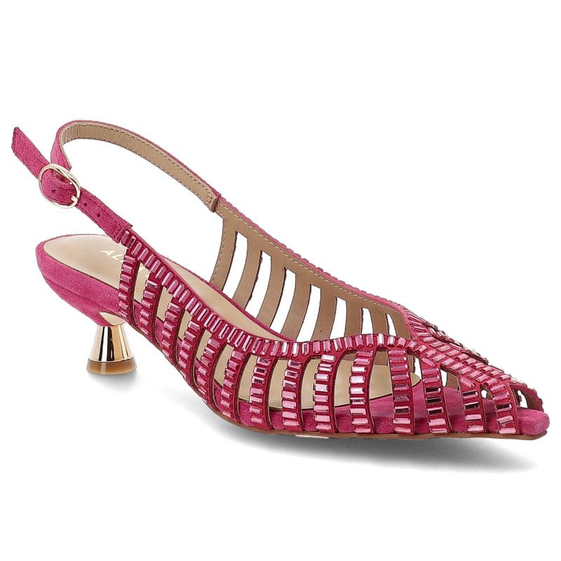 Czółenka ALMA EN PENA - V265200 Suede Fuxia -41