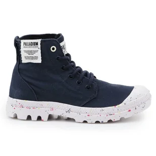 Buty Palladium Hi Organic Mood W 96199-458 niebieskie - Trampki damskie - miniaturka - grafika 1