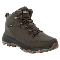 Kalosze męskie - Męskie buty zimowe Jack Wolfskin Everquest Texapore Mid M Rozmiar butów (UE): 44,5 / Kolor: brązowy - miniaturka - grafika 1