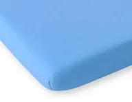 Prześcieradła dla dzieci - Prześcieradło jersey 120x60cm- niebieskie - miniaturka - grafika 1
